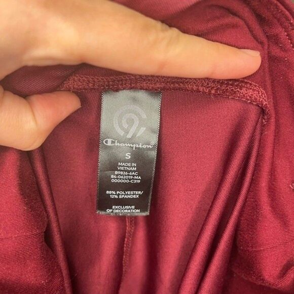 C9 by Champion Women’s Red Workout Leggings Size Small - Picture 3 of 4